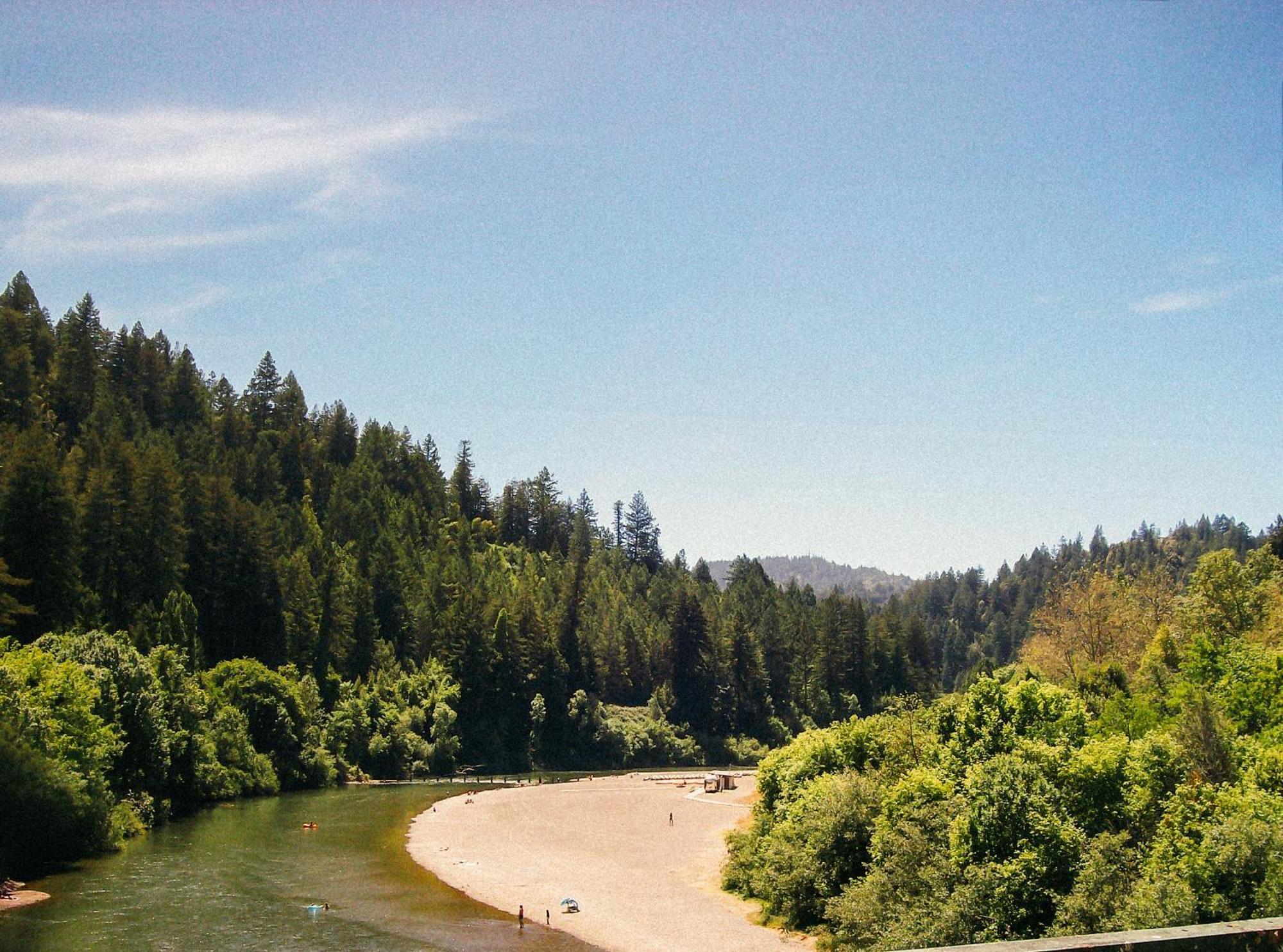 Johnson'S Beach Cabins And Campground Guerneville Eksteriør bilde