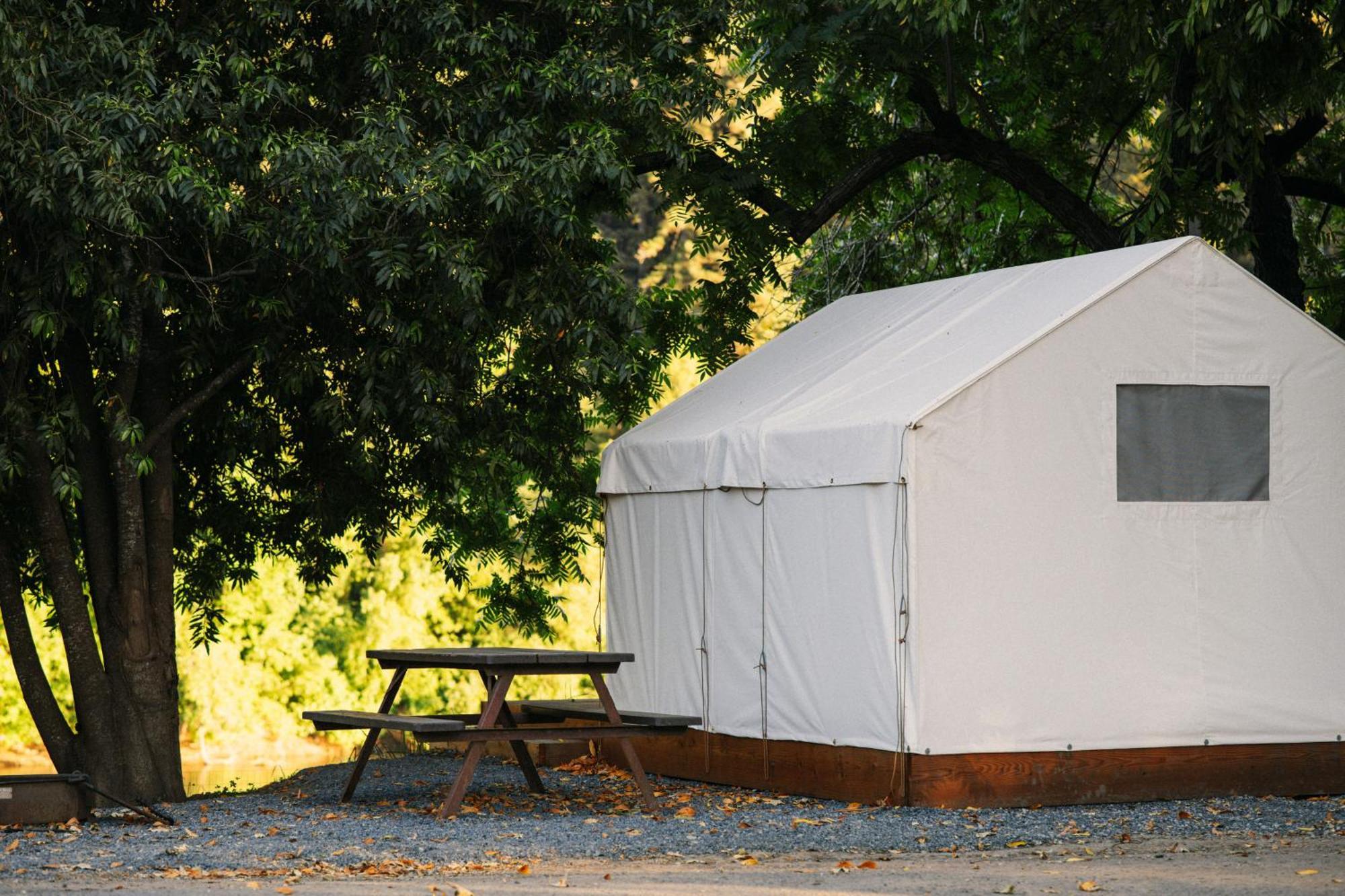 Johnson'S Beach Cabins And Campground Guerneville Eksteriør bilde